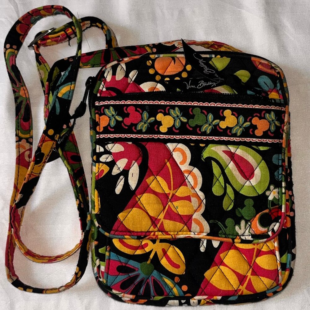 Disney Vera Bradley Women's Colorful Mini Side Crossbody Bag